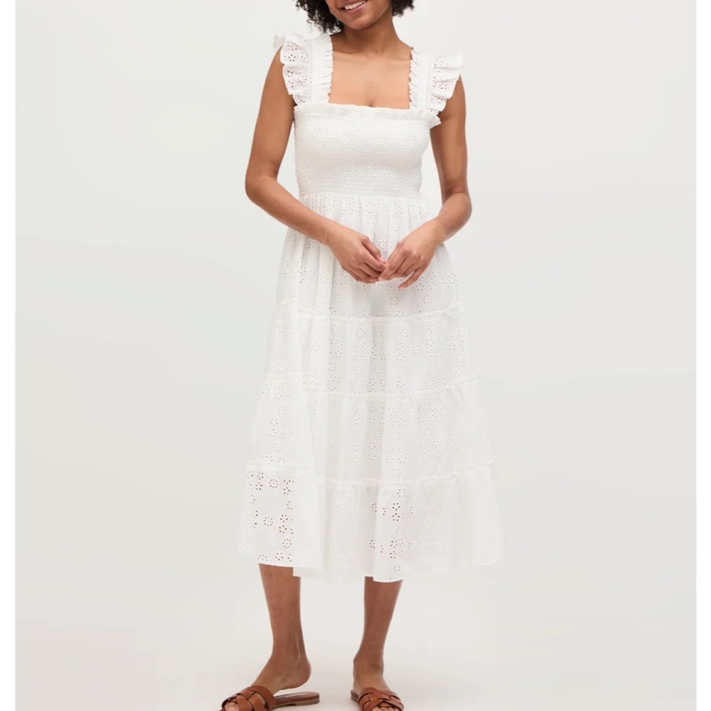 L white eyelet Ellie